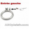 Anneau cage de chasteté serrure souris 50mm Entrée gauche