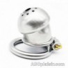 Cage de chasteté métal douche 40 mm