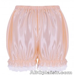Bloomer rose et dentelles