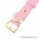 Collier pets-play clochette rose