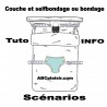 Couche et selfbondage ou bondage scénarios INFO et tuto