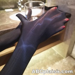 Pantyhose paire de gants 1 doigt noirs