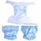 Couche culotte Adult-Baby Bleue