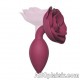 Rosebud fleur rouge vin