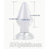 Plug transparent 7.5cm