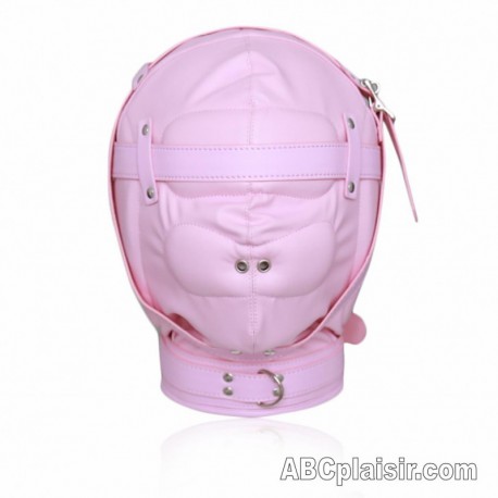 Cagoule BDSM isolation rose