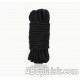 Black shibari rope