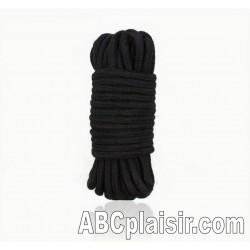 Black shibari rope