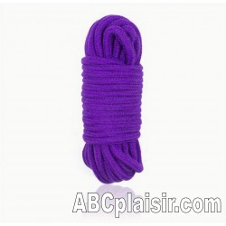 Black shibari rope