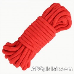 Black shibari rope