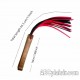 Flogger multi-lanières rouge et noir