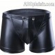 Shorty sexy pour hommes avec bouton