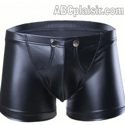 Shorty sexy pour hommes avec bouton