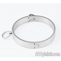 Collier métal de soumission clé souris