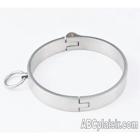 Collier métal de soumission clé souris
