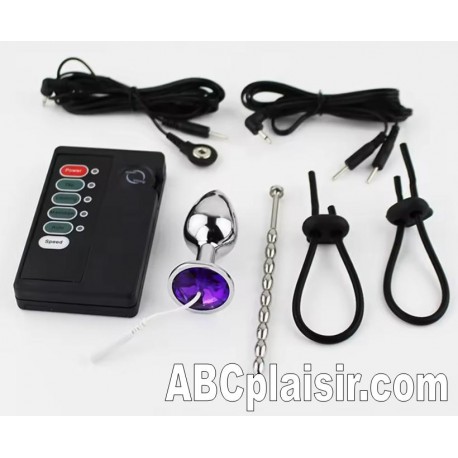 Kit de massage jouissif électro