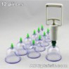 Kit pompe d'aspiration et ventouses 12 pcs