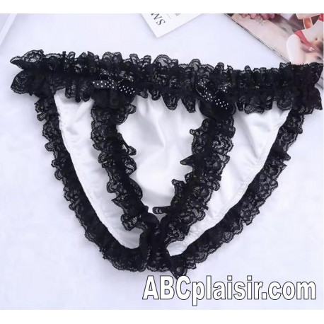 Culottes Sissy soubrette Sexy dentelle