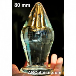 80 mm glass plug