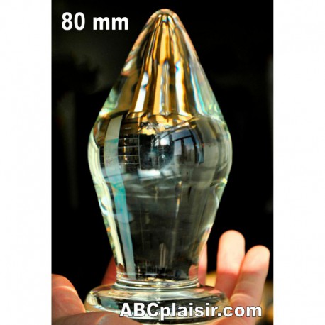 80 mm glass plug