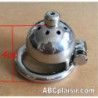 Cage de chasteté castrat plug d'urètre Ring 50mm